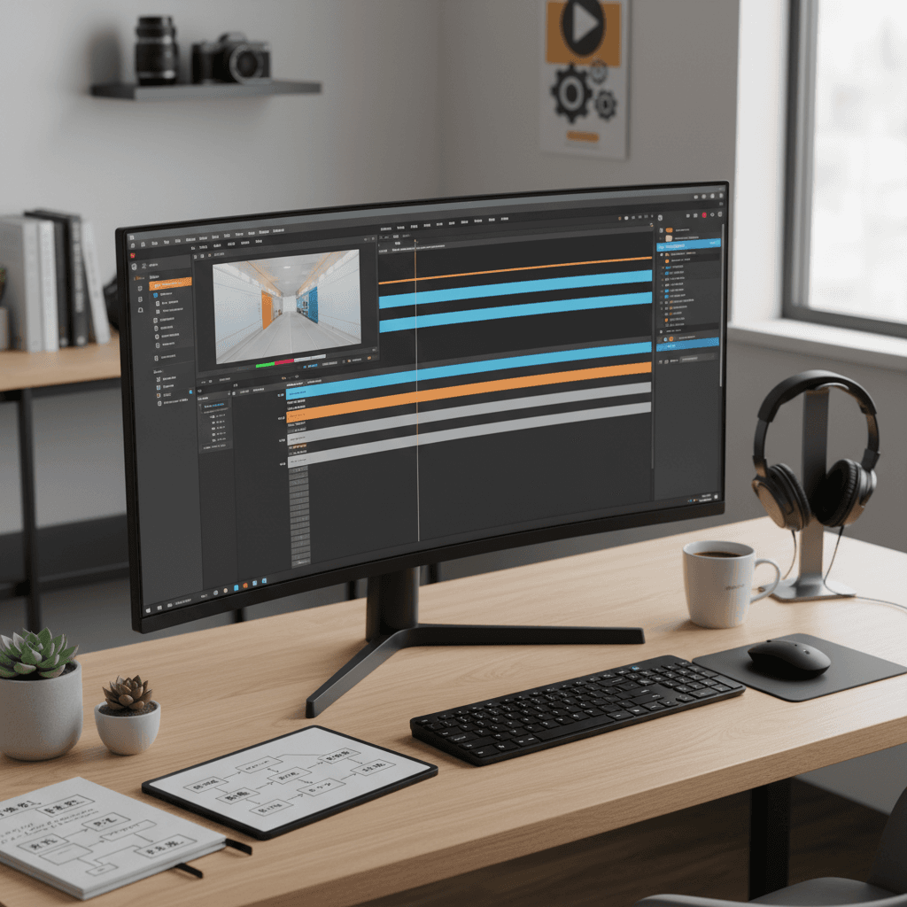 YouTube動画の質を劇的に変える！2026年版 動画編集 構成 テンプレート 活用術