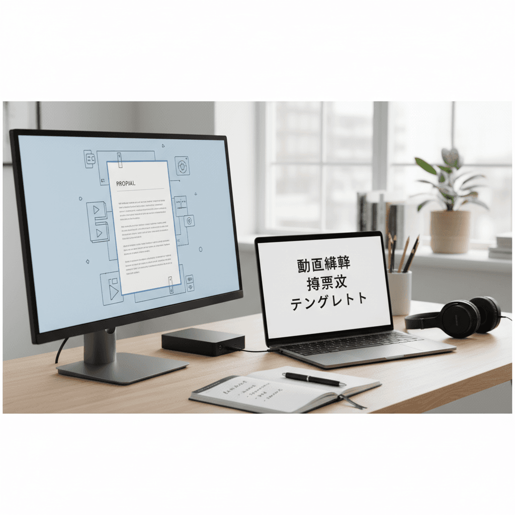 2026年版|動画編集で案件を獲る!提案文の書き方とテンプレートを公開