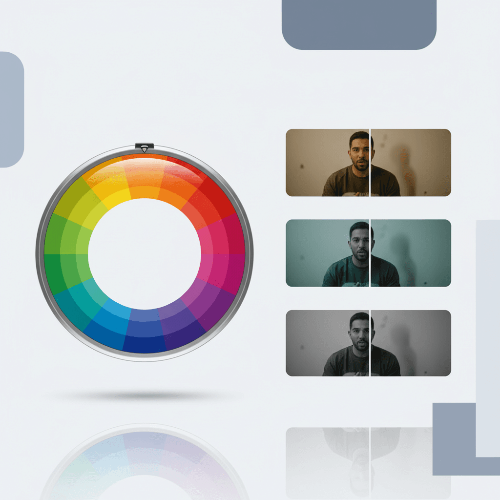 カラーホイールとマッチパネルの例